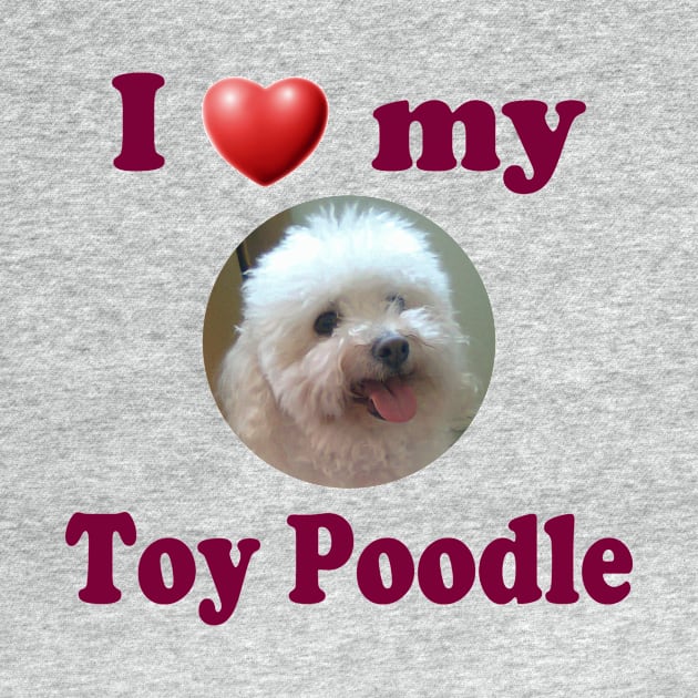 I Love My Toy Poodle by Naves